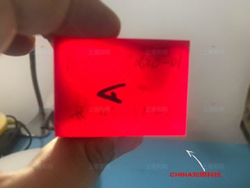 빨간색 레이저 장치를 위한 티타늄에 의하여 진한 액체로 처리되는 사파이어에 의하여 진한 액체로 처리되는 사파이어 단결정 렌즈