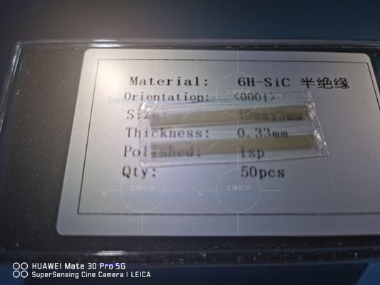 9.4 견고성 광학 Sic 칩 실리콘 카본 웨이퍼