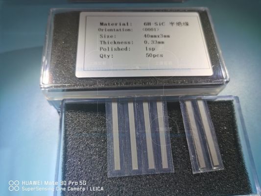 9.4 견고성 광학 Sic 칩 실리콘 카본 웨이퍼