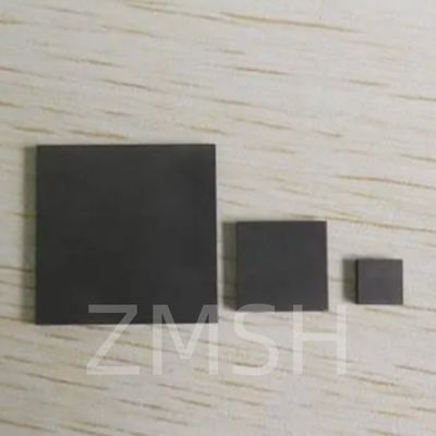 5×5mm 10×10mm SiC 웨이퍼 4H-P 6H-P 3C-N 타입 생산 등급 연구 등급 덤미 등급