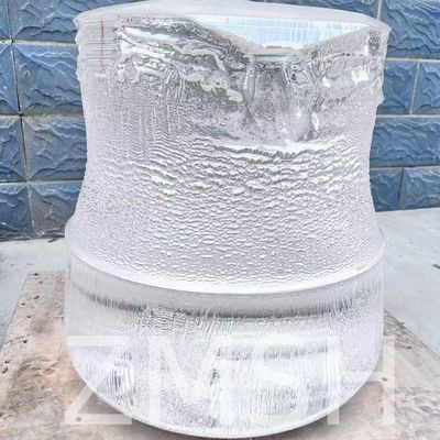 사파이어 물질 AL2O3 단 결정 80KG 200KG 400KG KY 방법 LED 반도체