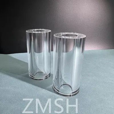 사파이어 튜브 OD50mm ID25.4mm 길이 100mm AL2O3 C축 KY 방법 모스 9.0 사용자 정의