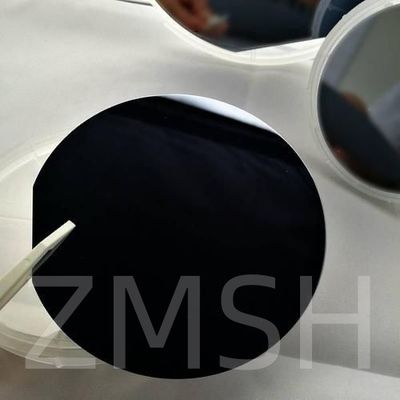 8인치 GaN-on-Si Epitaxy 웨이퍼 110 111 110 N 타입 P 타입 사용자 정의 반도체 RF LED