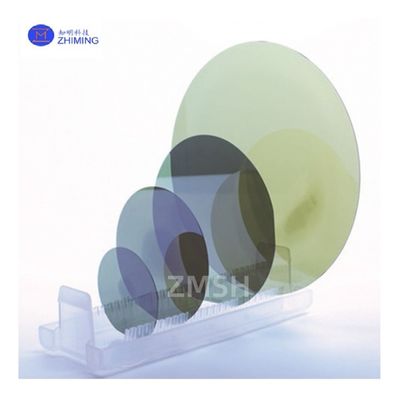SiC 에피타시얼 웨이퍼 실리콘 탄화물 4H 4인치 6인치 고 저항성 반도체 산업