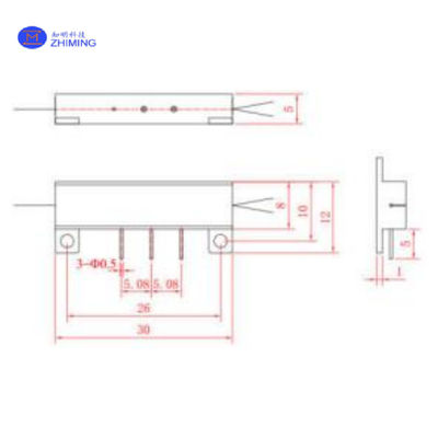 리?? 니오바트 (LiNbO3) Y파도 조절기 / 낮은 Vπ 3.5V / 높은 PER 25dB / FOG, FOCT, 양자 통신과 호환