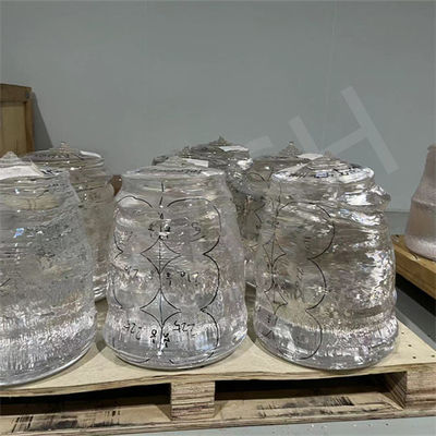 사파이어 물질 AL2O3 단 결정 80KG 200KG 400KG KY 방법 LED SEMI 등급