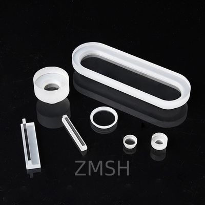 광학 및 레이저 시스템용 석영 유리 창 CNC 가공 불규칙 융합 실리카 플레이트