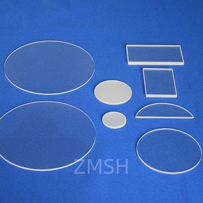 광학 및 레이저 시스템용 석영 유리 창 CNC 가공 불규칙 융합 실리카 플레이트