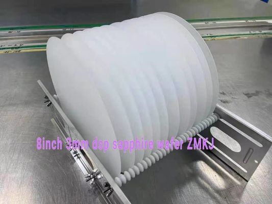 좋은 가격 8인치 DSP 3mm 두께 사파이어 크리스탈 창 사파이어 웨이퍼 온라인으로