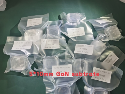 좋은 가격 A-주축 갈륨 질화물 웨이퍼 HVPE 자립형 칩 템플릿 5x5 / 10x10 / 5x10 Mm 온라인으로