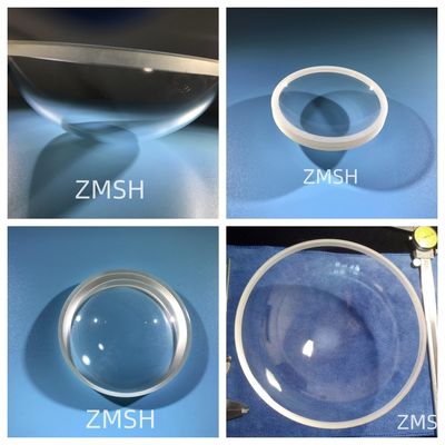좋은 가격 돔 사파이어 광 유리창 화학 저항 고 열 전도성 두께 1mm 2mm 온라인으로