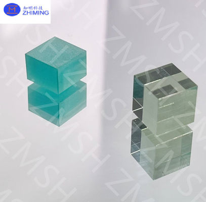 올리브 녹색 사파이어 험한 보석 합성 99.999% Al2O3 경화 모스 9.0