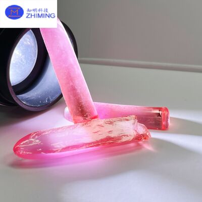 화염-융합 사피르 결정 (모건 분홍색) 보석 보석 시계 부품