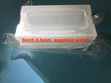 좋은 가격 76.2mm Al2O3 수정같은 사파이어 기질 2 4개의 6 인치 SSP DSP 0.5mm C - 축선 온라인으로