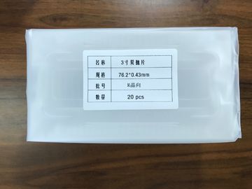 좋은 가격 광학적인 간격 400um Dsp를 위한 2개의 3개의 4 인치 사파이어 웨이퍼는 정도를 영점규정합니다 온라인으로