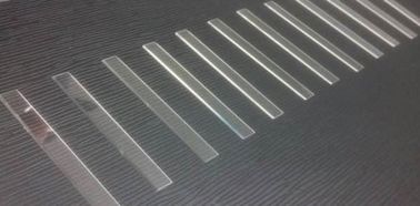 좋은 가격 Al2O3 단결정 주문 사파이어 유리제 면도칼 의학 잎 38x4.5x0.3mmt 온라인으로