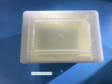 2 인치당 3 인치당 4는 제곱 웨이퍼 기판을 위한 PP 웨이퍼 캐리어 박스로  조금씩 움직입니다