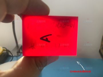 좋은 가격 빨간색 레이저 장치를 위한 티타늄에 의하여 진한 액체로 처리되는 사파이어에 의하여 진한 액체로 처리되는 사파이어 단결정 렌즈 온라인으로
