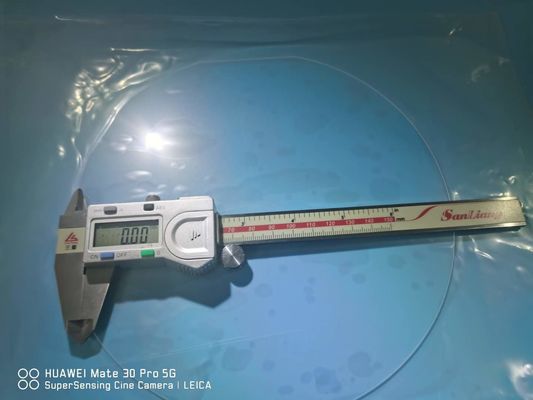 좋은 가격 광학 렌즈를 위한 12Inch 300mm 닦은 사파이어 기질 창 사파이어 웨이퍼 온라인으로
