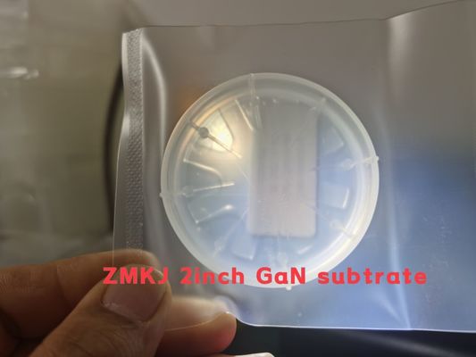 좋은 가격 반도체용 4인치 연구 등급 0.4mm 자유 서 있는 GaN 웨이퍼 온라인으로