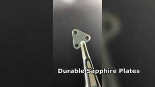 구멍이 있는 맞춤형 사파이어 플레이트