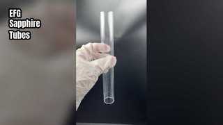 EFG 사파이어 튜브 극도의 내구성